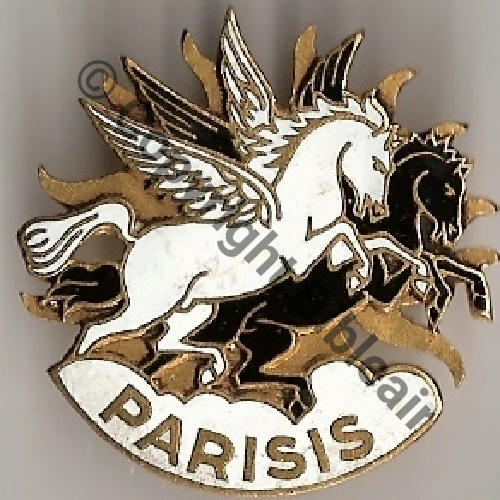 PARISIS A0658  1954-58 EC.1.10 PARISIS SPA.99 CREIL  AB.P 2Anneaux Dos grenu irreg etame No253 Src.ereiparal78 129Eur(x3) 